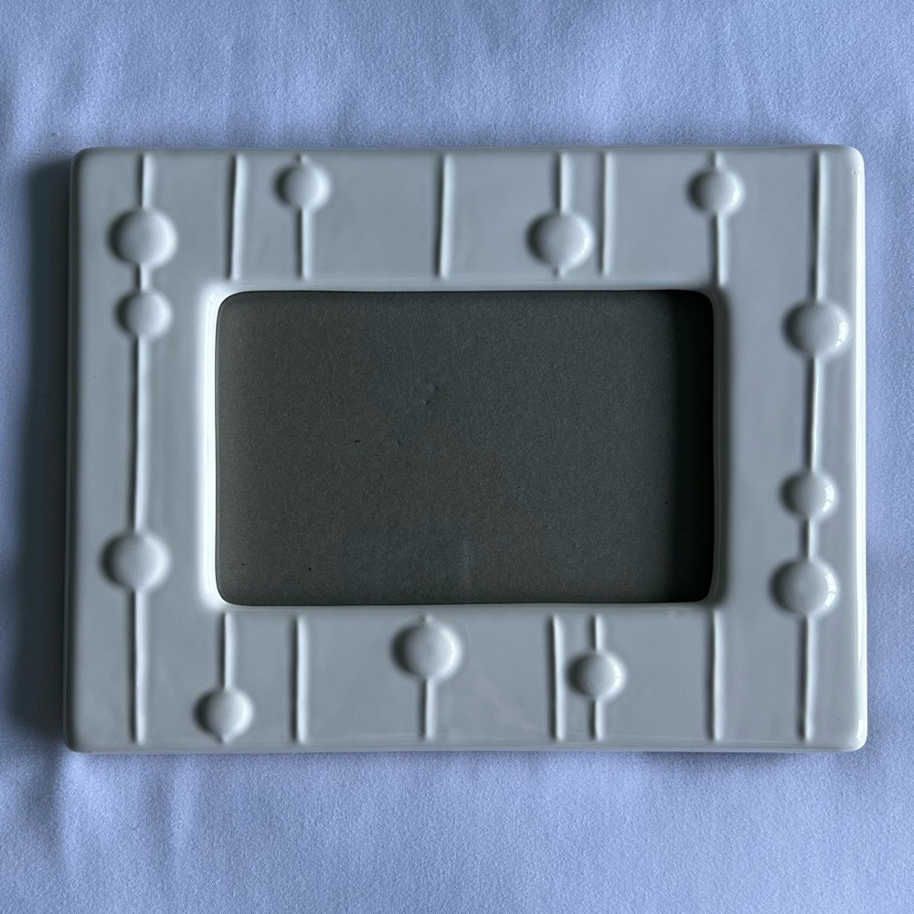 4 x 6 White Textured Picture Frame